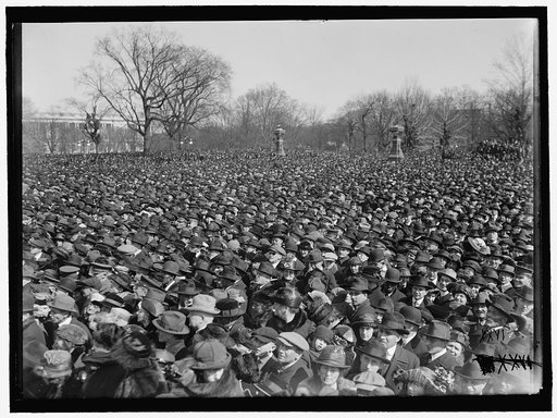 Crowd at U.S. Capitol, Washington, D.C.