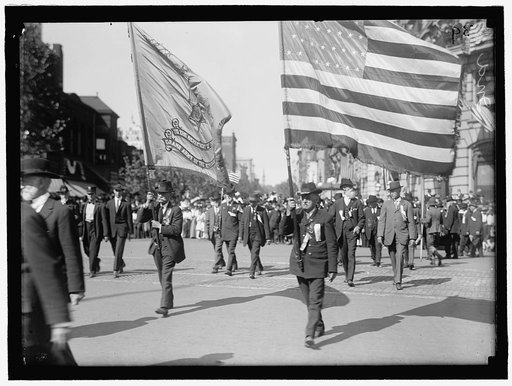 PARADE ON PENNSYLVANIA AVE. INDIANA UNIT