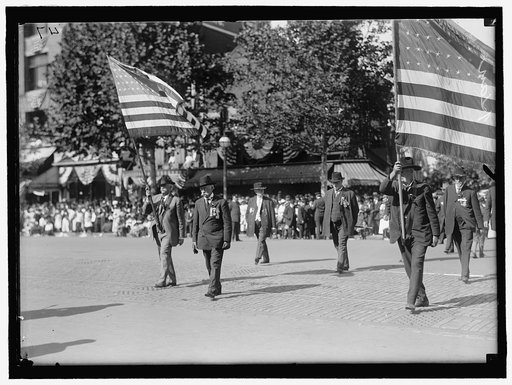 PARADE ON PENNSYLVANIA AVE.] KAN.