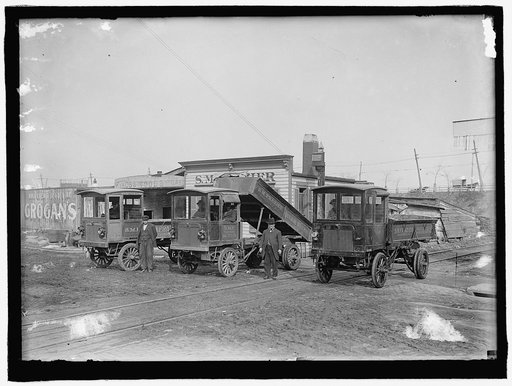 Three trucks: S.M. Frazier
