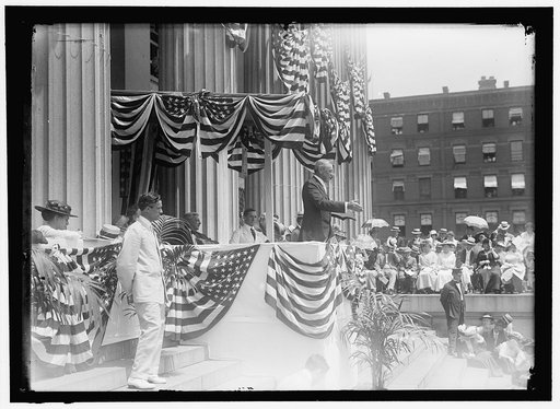 WILSON, WOODROW. SPEAKING