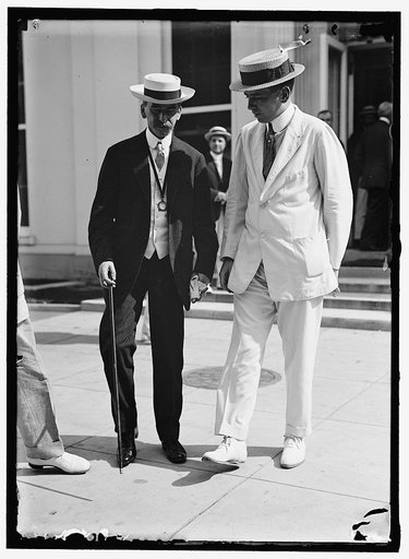 Men at White House, Washington, D.C.