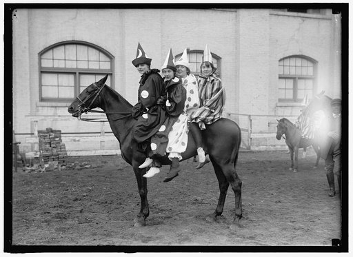 CLOWNS ON A HORSE