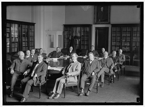 HOUSE WAYS AND MEANS COMM.: GREEN, WILLIAM R., REP. FROM IA; SABATH, ADOLPH J., REP. FR. ILL.; RAINEY, HENRY T., REP. FR. ILL.; OLDFIELD, WILLIAM A., REP. FR. ARK.; McGILLICUDDY, DANIEL J., REP. FR. ME; KITCHIN, CLAUDE, REP. FROM N.C.; HELVERING, GUY T., REP. FR. KS; DIXON, LINCOLN, REP. FR. IND.; D