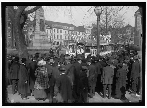 Woman Suffrage. Street Car, Susan B. Anthony Pageant