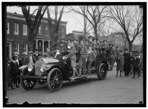 BOY SCOUTS FIRE DRILL