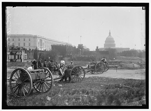 D.C. Art. practice gunnery