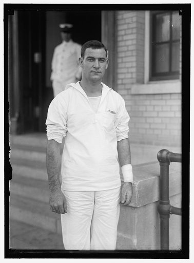 MEMPHIS, U.S.S., W. PHILLIPS, ONE OF WOUNDED SAILORS