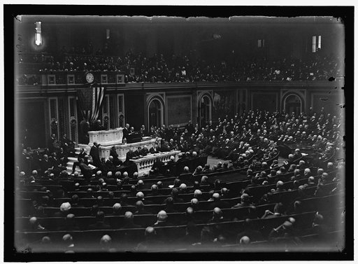 WOODROW WILSON BEFORE CONGRESS