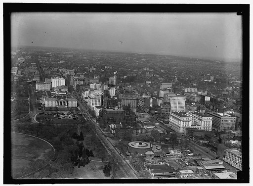 WASHINGTON MONUMENT. VIEW OF TREASURY AND EAST FROM MONUMENT