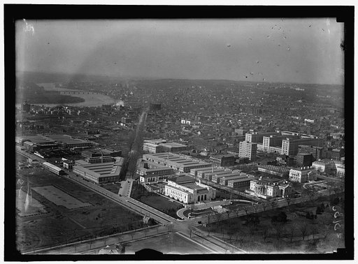 WASHINGTON MONUMENT. VIEW OF PAN AMERICAN UNION AND N.W. FROM MONUMENT