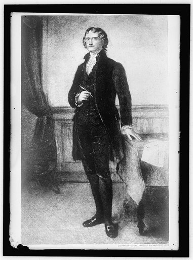 JEFFERSON, THOMAS. PRESIDENT OF THE UNITED STATES
