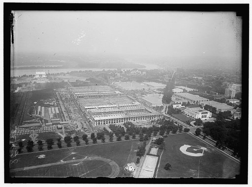 WASHINGTON MONUMENT. VIEW FROM MONUMENT TO N.W.