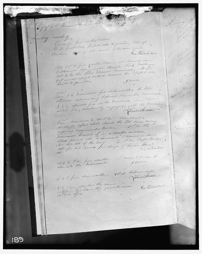 Log of U.S. Steamer "Monitor," Lieut. J.L. Worden, Comd. Sunday March 9/'62