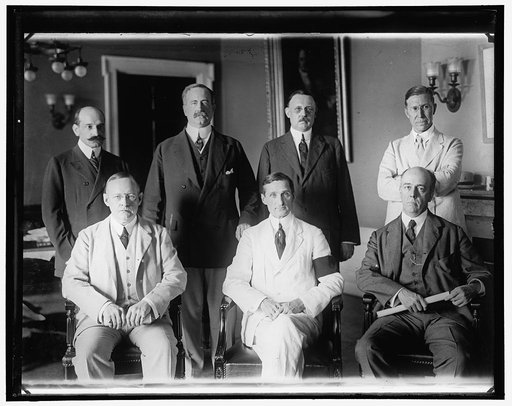 Group: William Gibbs McAdoo, center front