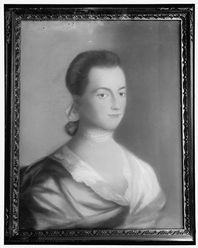 Portrait of Abigail Adams by Benjamin Blyth