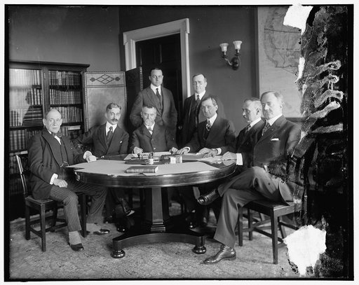 Group: William Gibbs McAdoo, 3rd from right