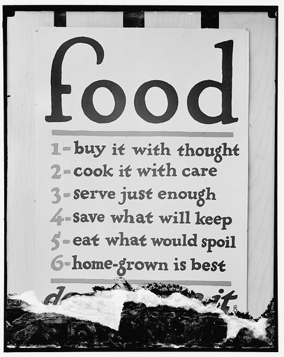 Food Administration poster