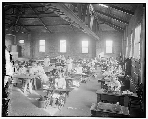 Mrs. Doyen's Red Cross workroom