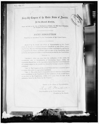 18th Amendment of the Constitution
