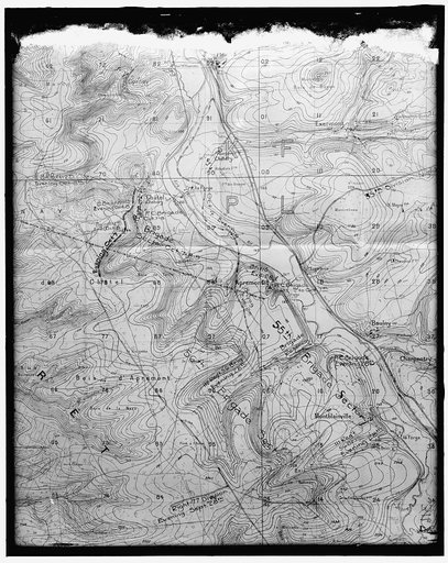 Pershing war map