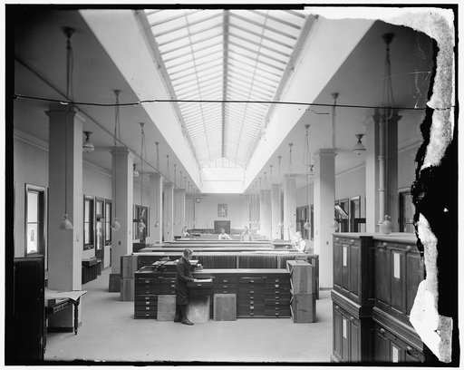 Geological Survey engraving room