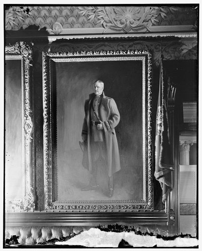 War Dept. painting of Gen. Pershing
