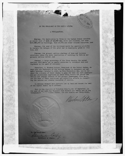 Fire Prevention Day proclamation