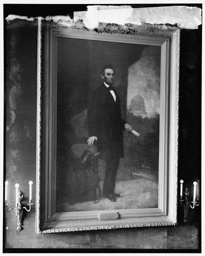 Cogswell painting of Lincoln in White House