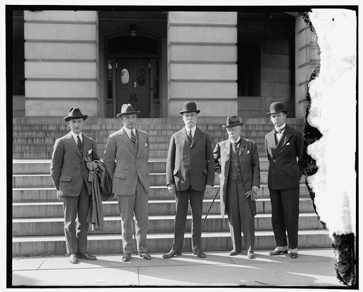 Sec'y Hughes and his assistant secretaries