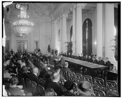 Opening Session of the Conference of the Five Central American countries in the Hall of Americas, Pan American Building. The five countries represented are Guatemala, Honduras, Salvador, Nicaragua, and Costa Rica
