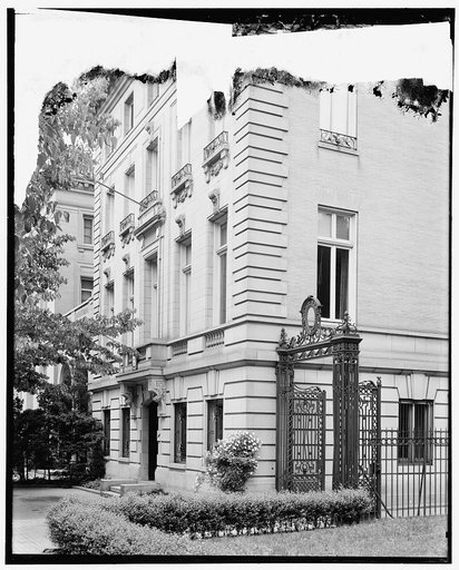 Crown Prince and Princess of Sweden will live here. The Swedish Legation, located in the fashionable section of Washington, will be the home of the Crown Prince and Princess of Sweden during their stay in the National Capital the latter part of May