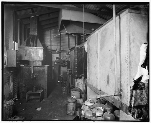 Machine for abstracting oil and petroleum