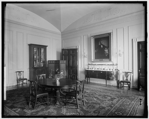 WHITE HOUSE. BREAKFAST ROOM, WEST SIDE