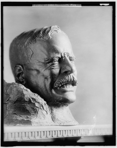 ROOSEVELT, THEODORE. PHOTO OF BUST
