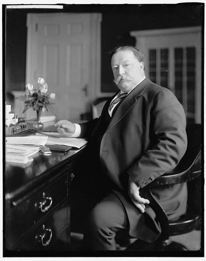 TAFT, PRESIDENT. AT DESK
