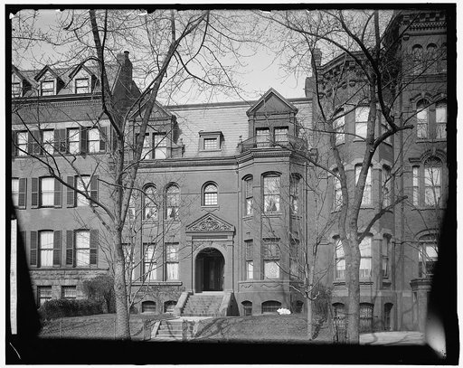 TAFT, HOME EXTERIOR. TAFT RESIDENCE, 1603 K ST., N.W.