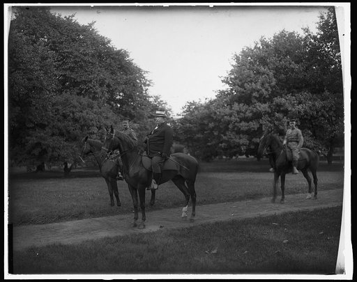 TAFT, WILLIAM HOWARD. ON HORSEBACK