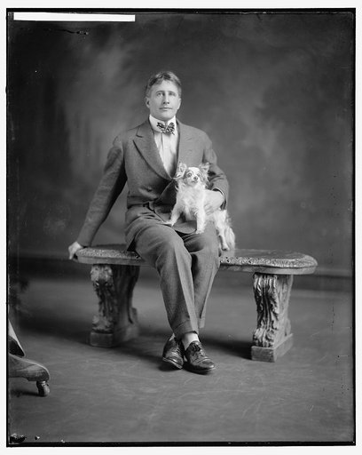 GRANT, THOMAS. WITH DOG