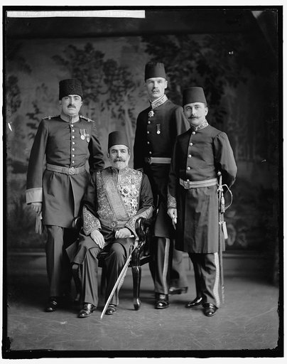 ZIA PASHA HIS EXCELLENCY. GROUP