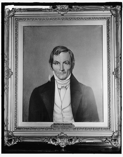 BARBOUR, PHILLIP. SPEAKER