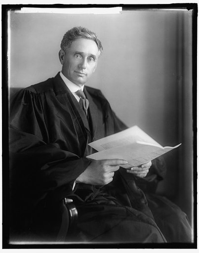 BRANDEIS, LOUIS D. JUSTICE