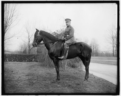 WOOD, LEONARD. GENERAL. ON HORSEBACK