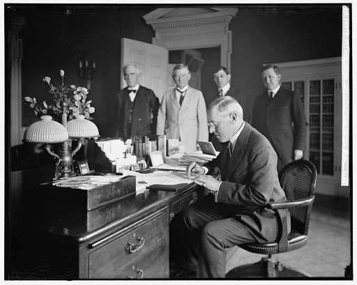 WILSON, WOODROW. SIGNING SAN DIEGO EXPO BILL