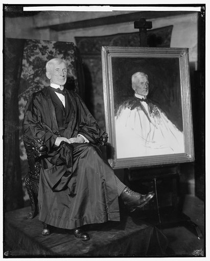 HARRIS & EWING. JUSTICE McKENNA AND PORTRAIT