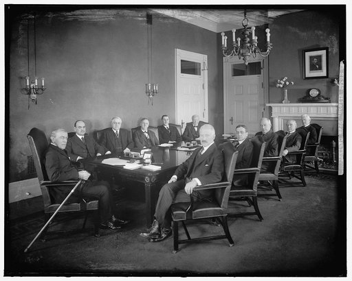 WILSON, WOODROW. WITH CABINET