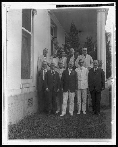 WILSON, WOODROW. WITH CABINET