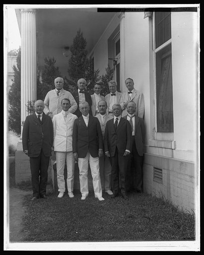 WILSON, WOODROW. WITH CABINET
