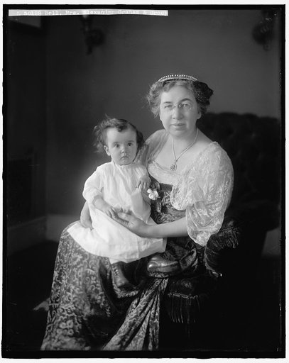 BELL, ALEXANDER GRAHAM, MRS. WITH CHILD