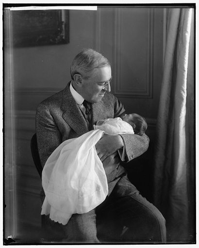 SAYRE, FRANCIS, JR., BABY. WITH WOODROW WILSON
